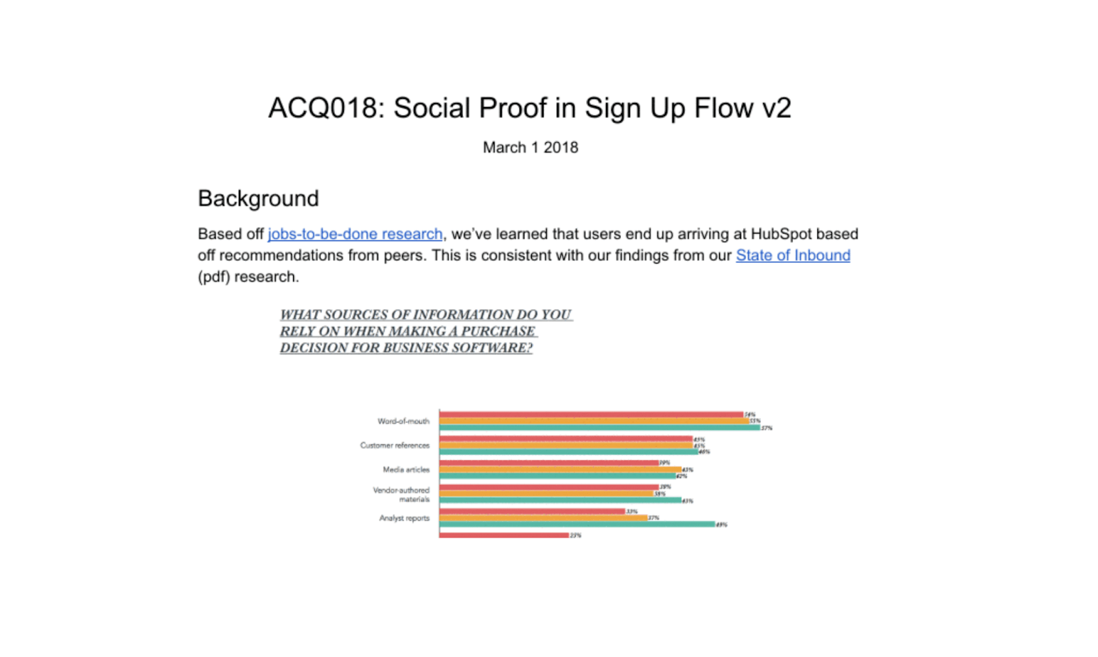 ACQ018 social proof and sign up flow v2