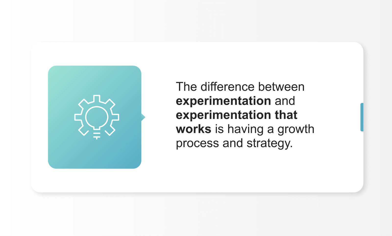having a growth process and strategy