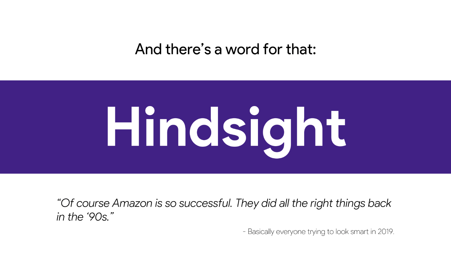 Hindsight quote