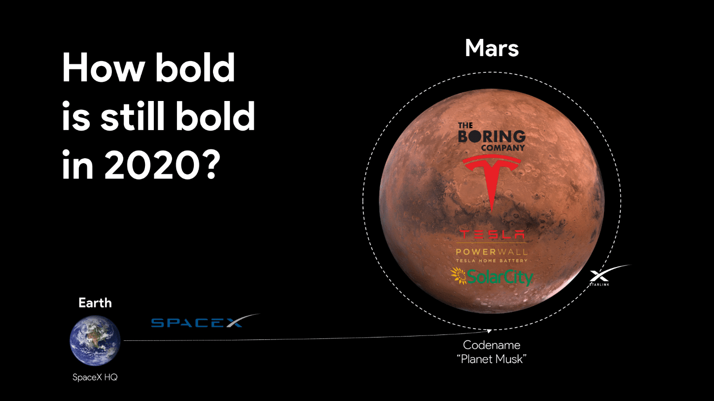 how to be bold, image of Mars
