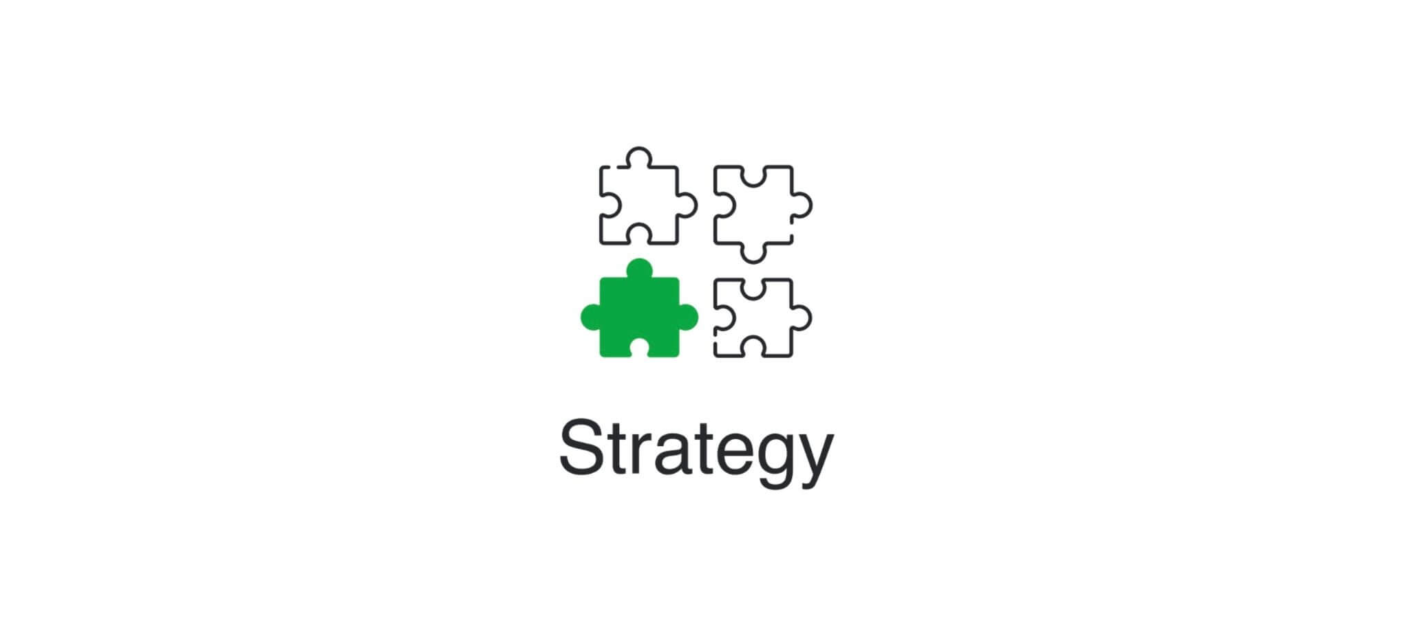 strategy - jigsaw pieces