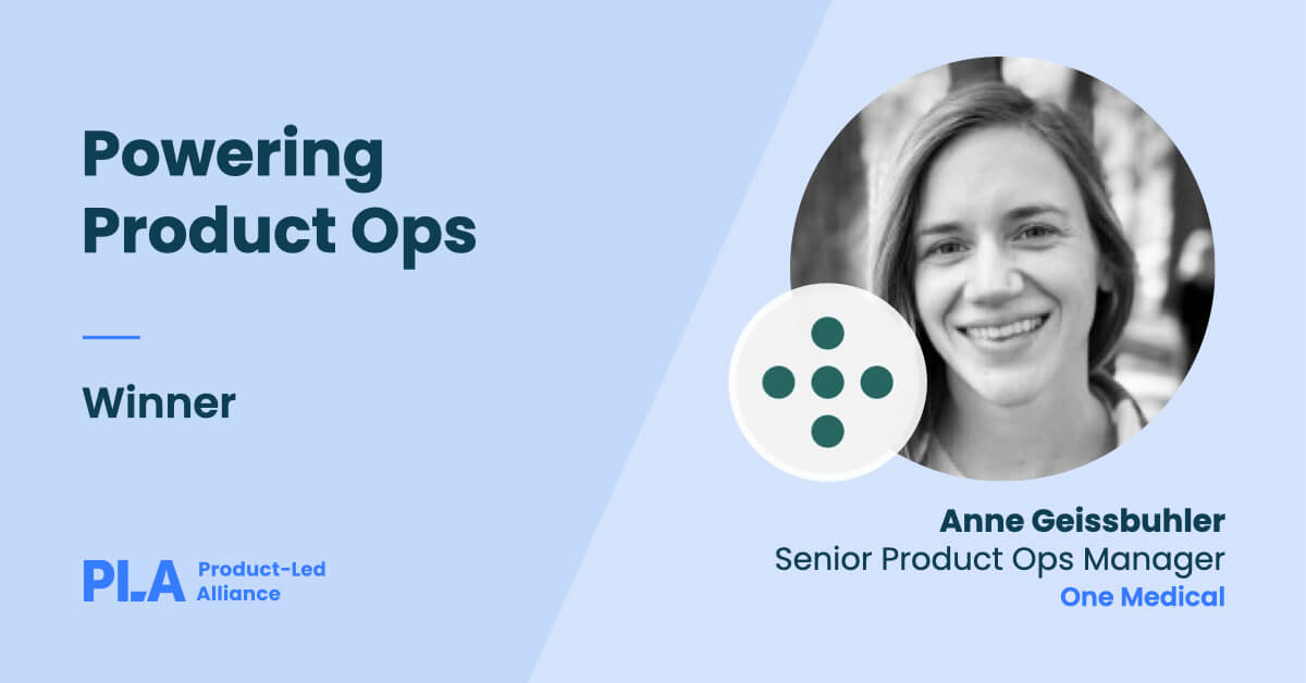 Powering Product Ops Award Winner