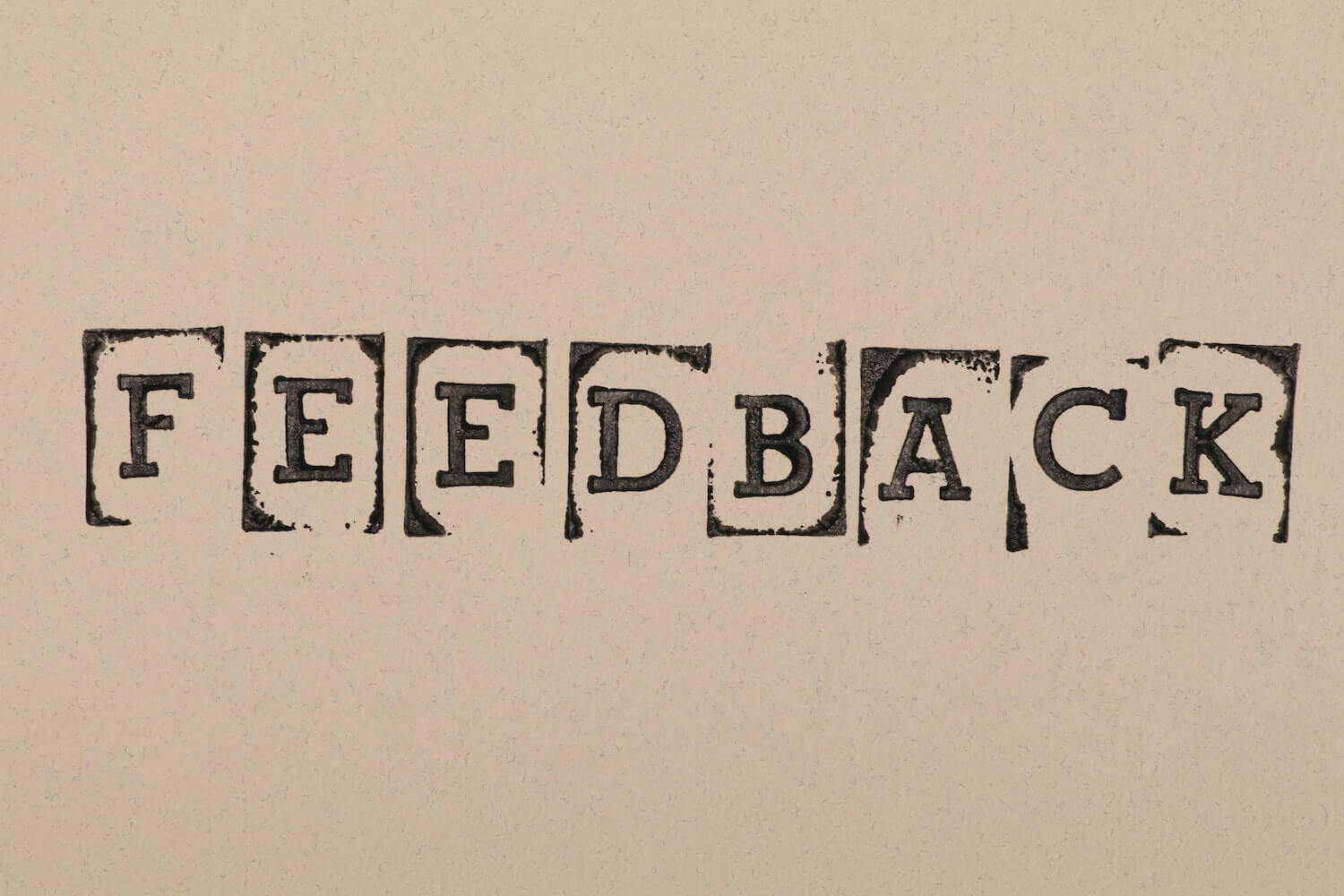 Caption: Feedback