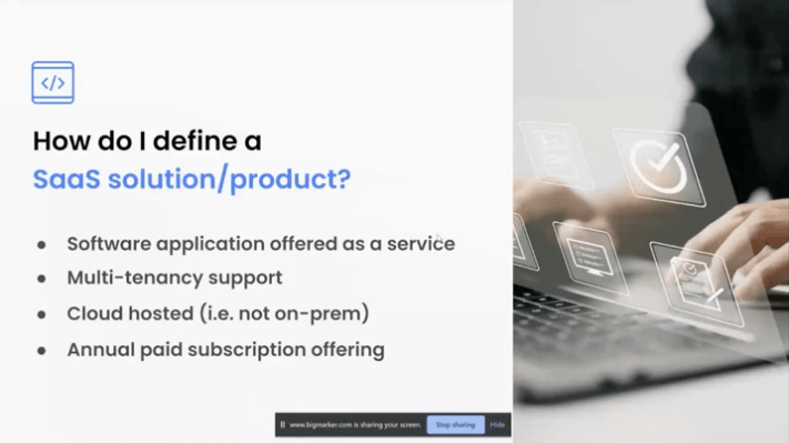 What is a Saas solution/product?