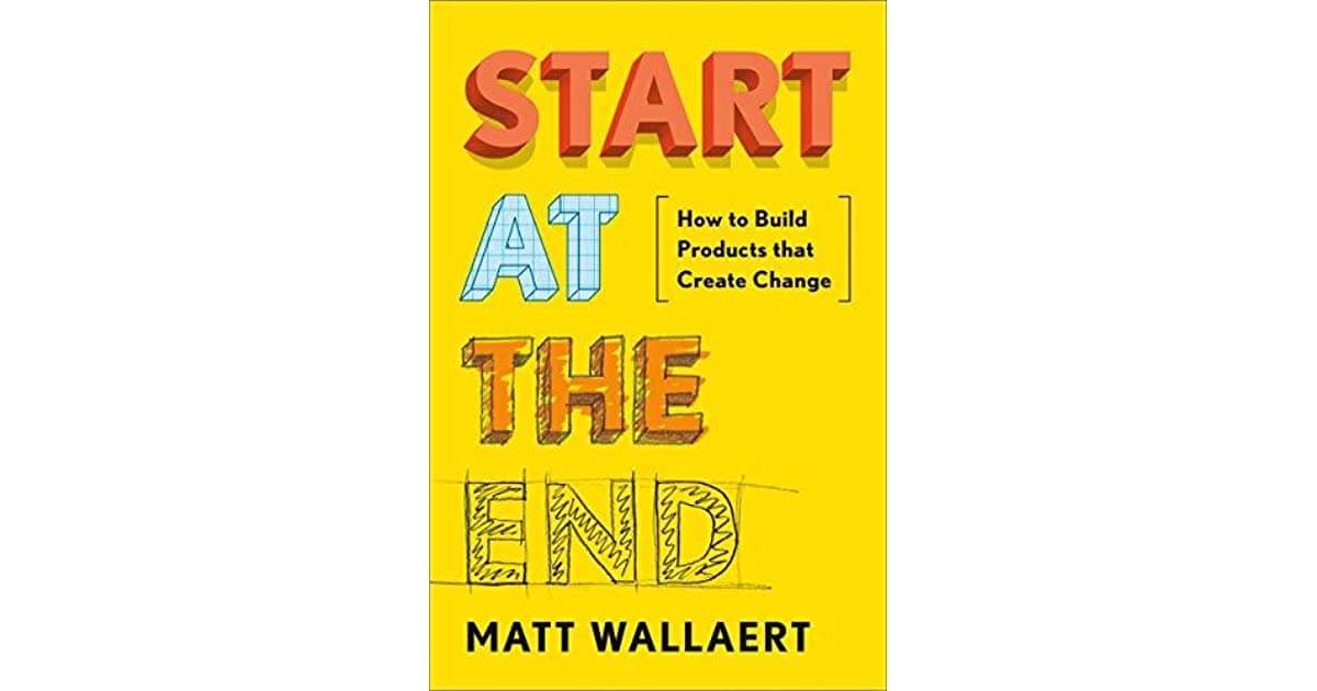 Start at the end book cover