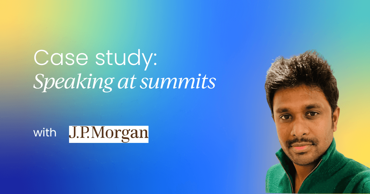 "The summit provided a valuable platform for sharing insights"  - Srinath Kotela
